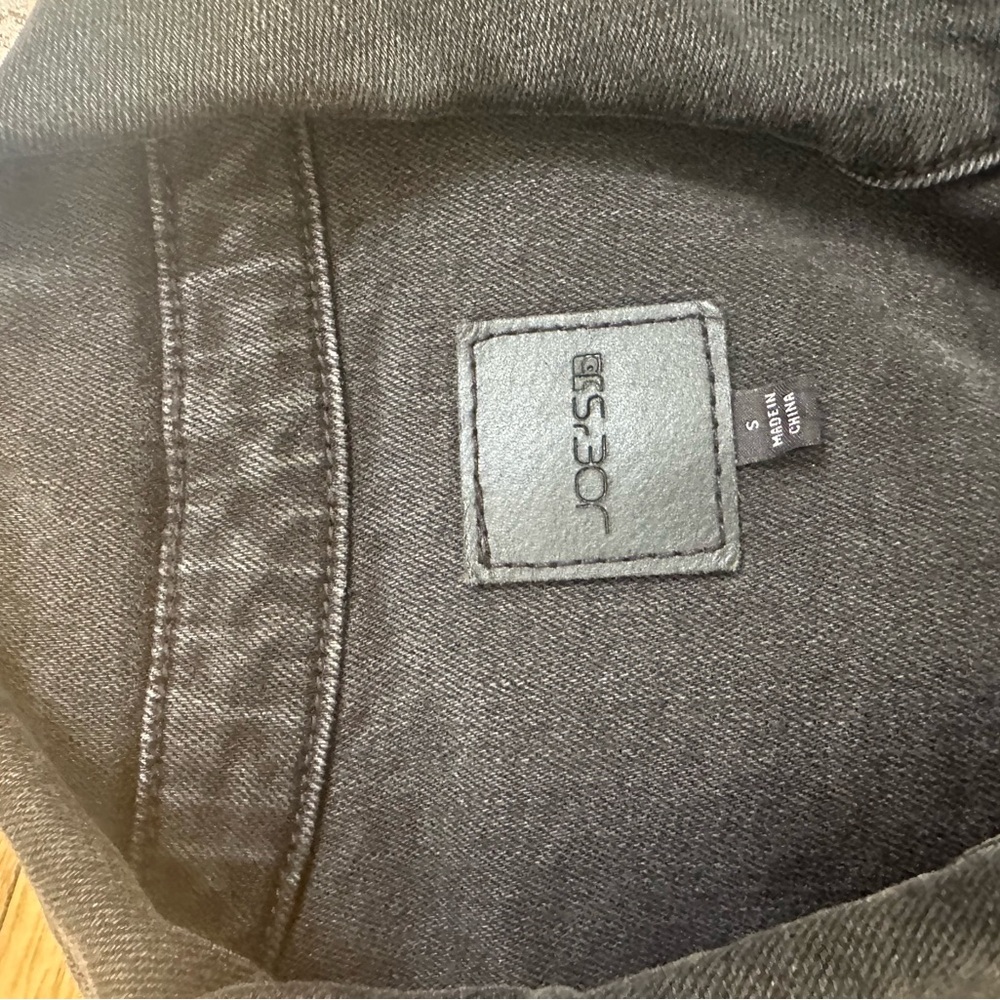 Joes Jeans Black Denim Jacket - Picture 2 of 3